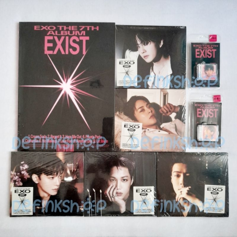 [READY STOCK] First Press 7th Album EXO - EXIST Photobook Digipack Smini ver Sealed POB Web Music Ko