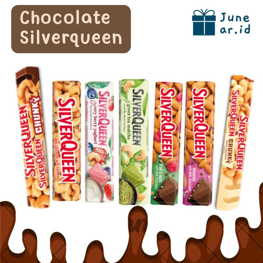 

JUNEARID - [FREE CARD] Chocolate Silverqueen Chungky Bar All Varian