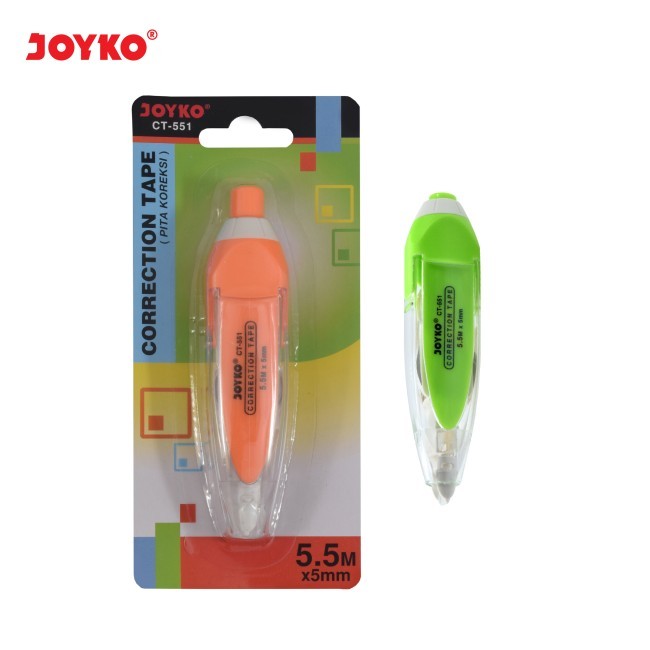 

TIPE X KERTAS/CORRECTION TAPE JOYKO/CORRECTION TAPE CT-551 (PCS)