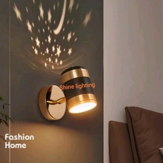 Lampu dinding minimalis sorot LED ruang tidur hotel cafe tipe 160098