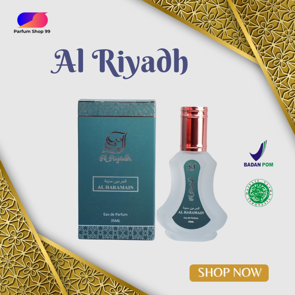 Parfum Al Riyadh Al Haramain | Al Haramain | Parfum Arabian | Parfum EDP | Parfum Tahan Lama | 35 ML