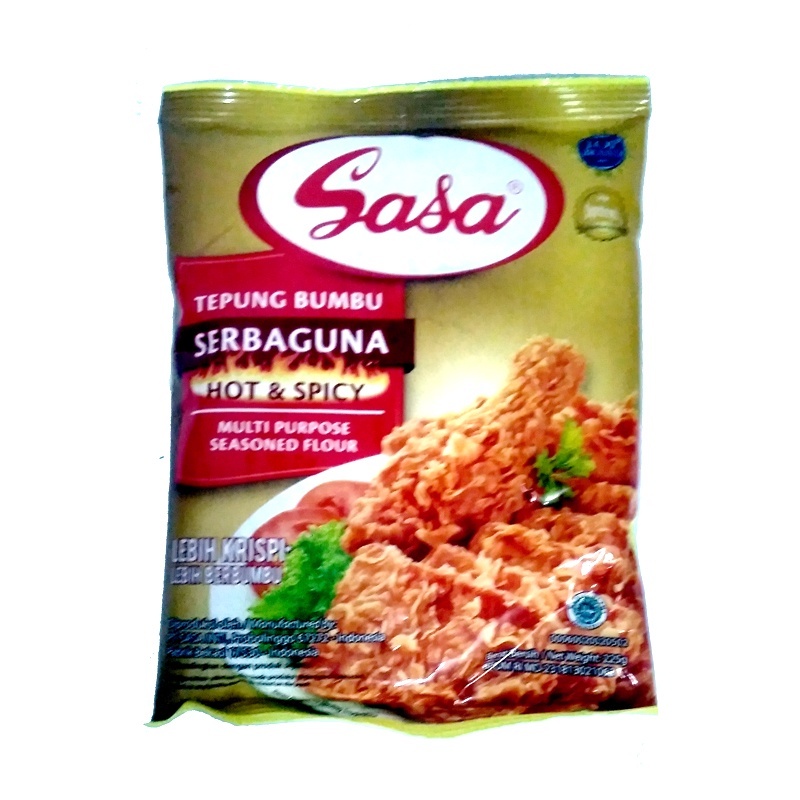 

Sasa Tepung Bumbu Renyah Pedas 225Gr