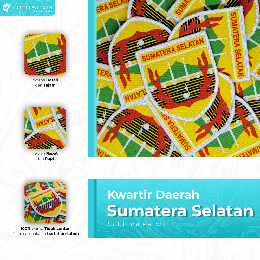 Badge Kwarda Sumatera Selatan sublim