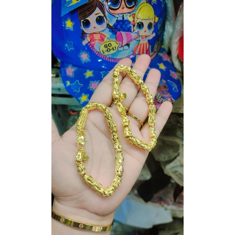 gelang bambu lapis emas 3 suku