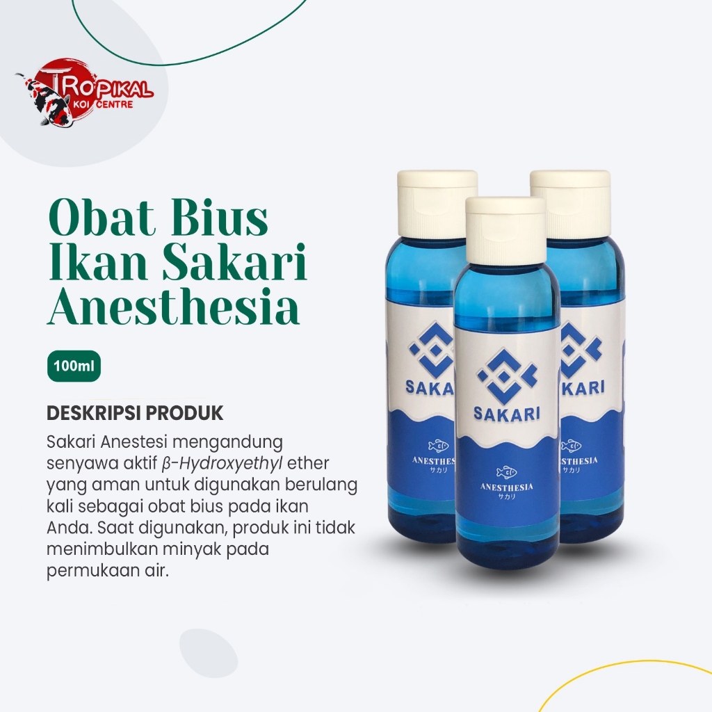 TKC Obat Bius Sakari Anestesia Tropikal Koi