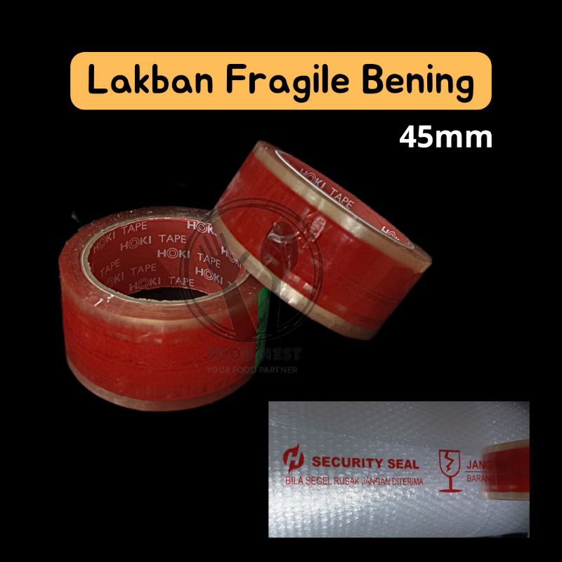 

LAKBAN FRAGILE LAKBAN FRAGILE BENING TRANSPARAN LAKBAN ANTI PECAH SOLASI ISOLASI LAKBAN