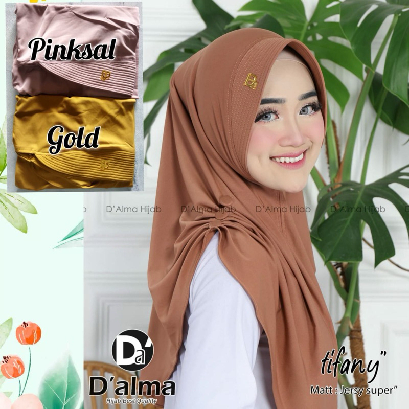 Jilbab Hijab Blusukan D alma Tifany Jersey Premium