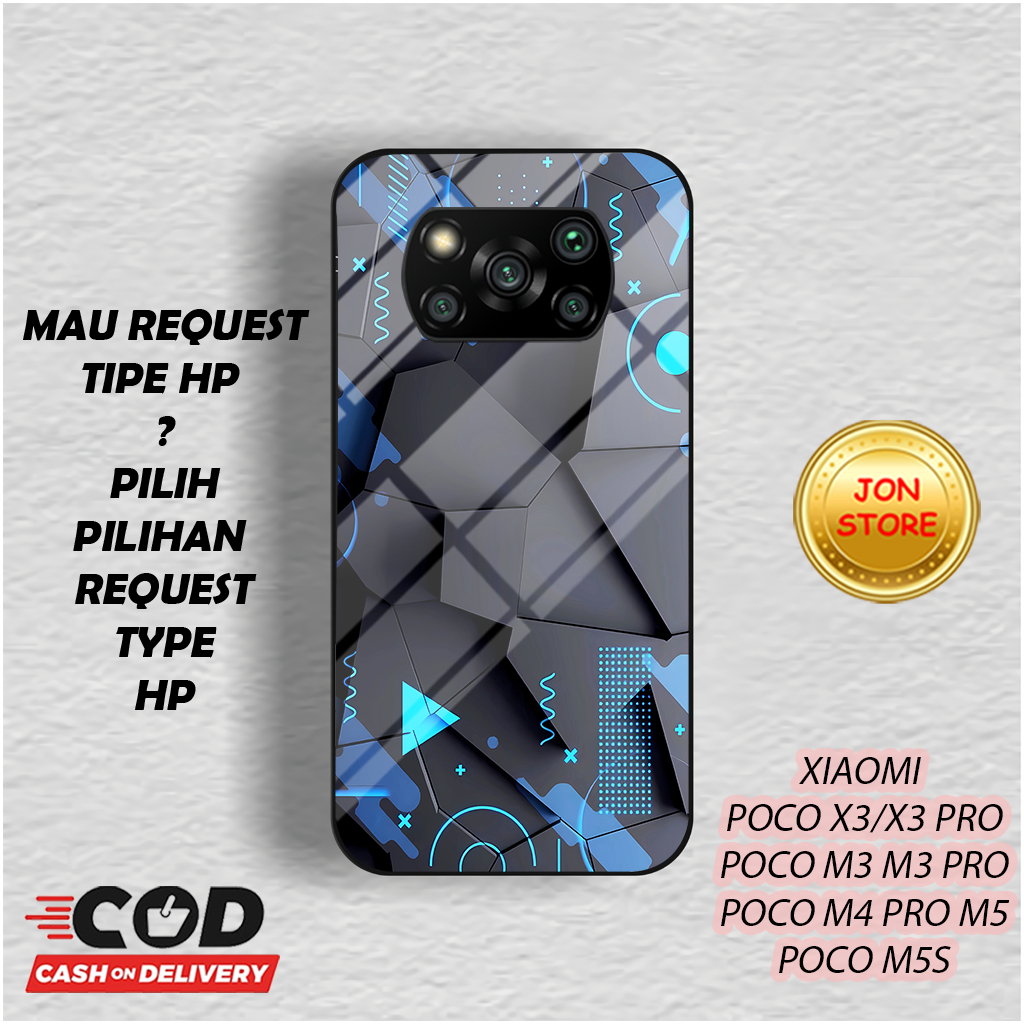 (CMM 6) Sofcase Case Glossy Kilau Untuk POCO X3 X3 PRO X3 NFC M3 M3 PRO 5G M4 PRO M5 M5S Moitf Anime