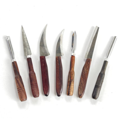 SET 7 pcs pisau ukir buah dan sayur /garnis tumpeng /pisau garnish hias ukir buah sayur