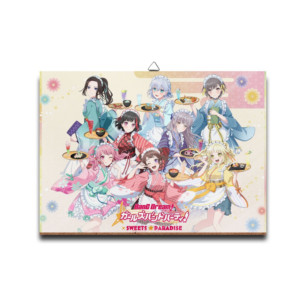 Poster dinding kayu anime	BANG DREAM SINGER MAID	-	BANG DREAM!	material MDF
