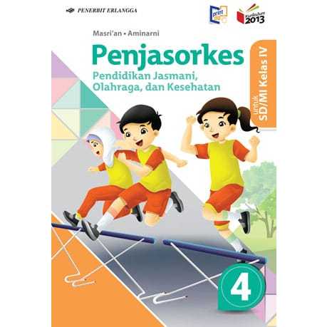 buku penjasorkes pjok kelas 4 Penerbit Erlangga