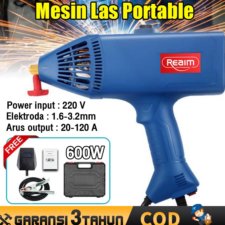 Terbaik Mesin Las Inverter Portable 12A 6 watt  Mesin las  Mesin trafo las  welding