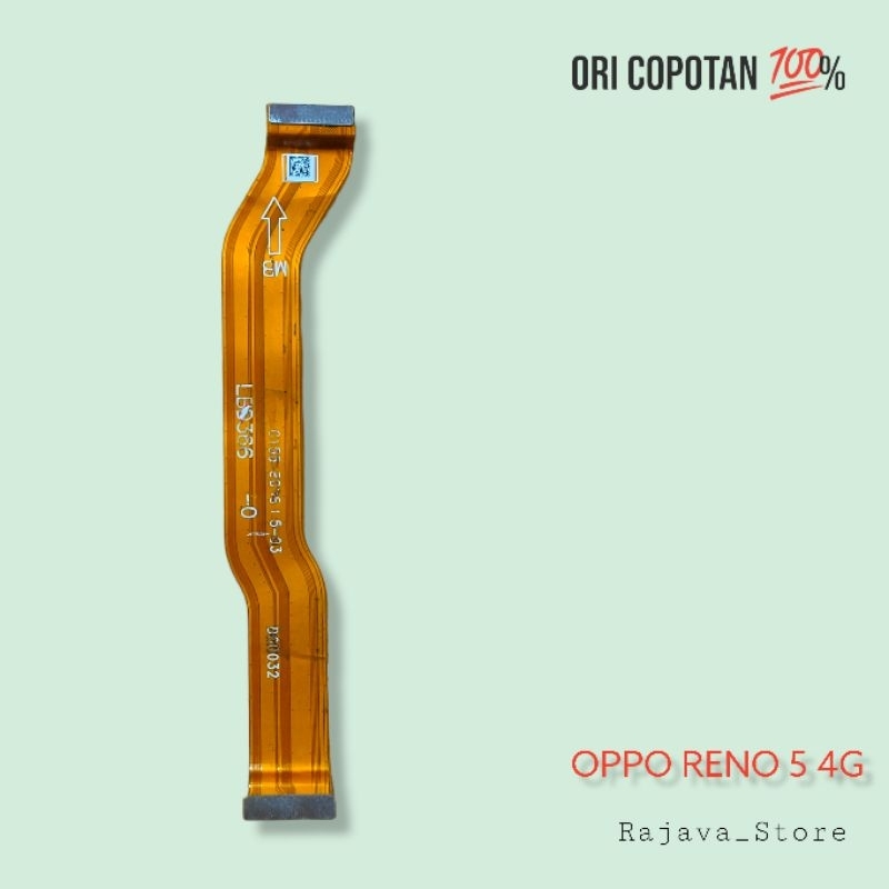 Fleksibel fleksible penghubung lcd mesin oppo reno 5 4g ori original cabutan copotan asli garansi no