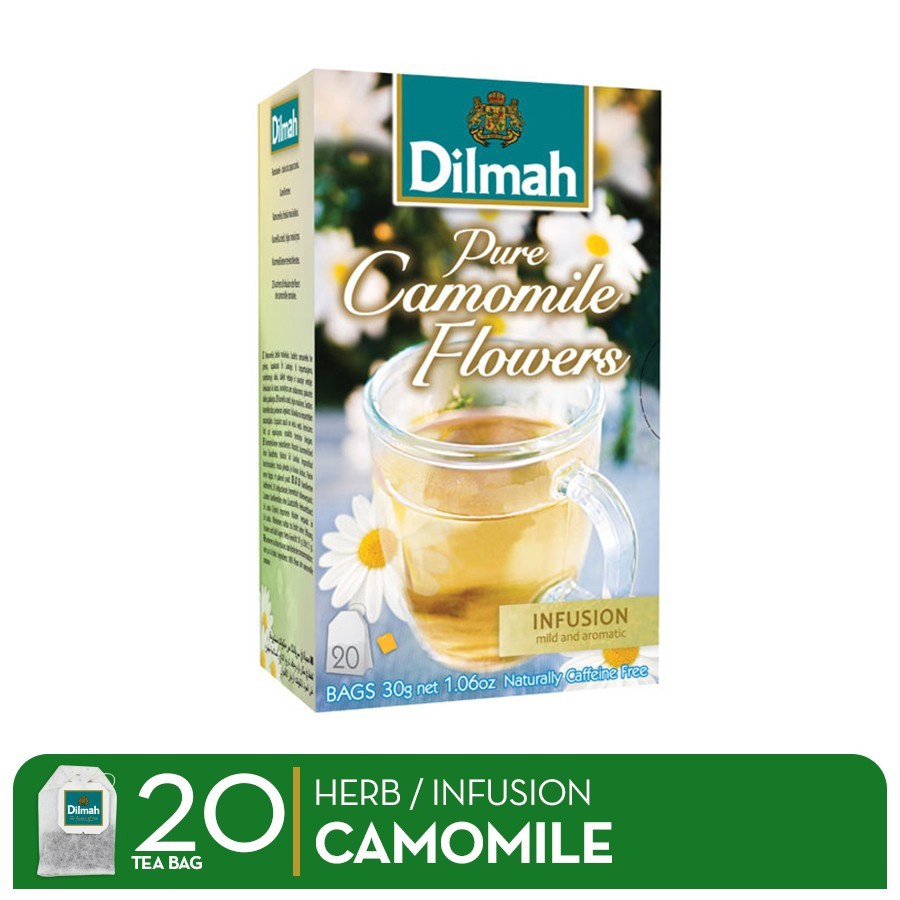 

BIG SALE DILMAH Pure Camomile Flowers 2 bags Teh Dilmah Chamomile Flower