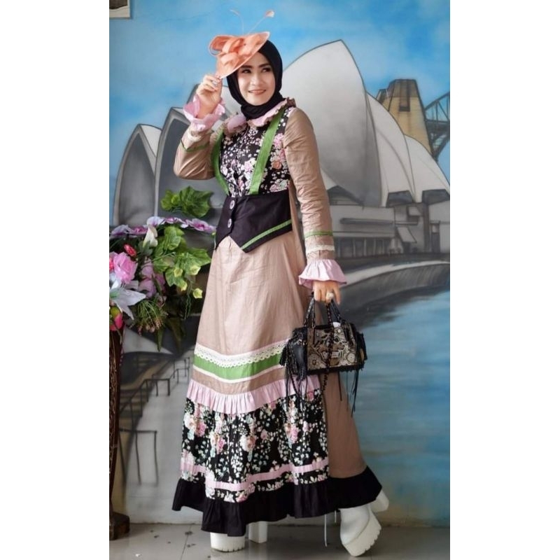 ESME VOYAGE TERBARU BATIK ART.OF JAVA gamis esme gamis pesta dress batik