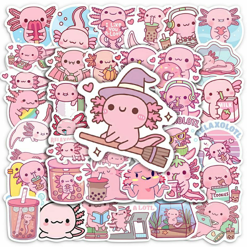

Stiker Hewan Lucu Stiker Hewan Axolotl Stiker Pak Hewan Lucu Stiker Pack Hewan- Stiker High Quality, Stiker Aesthetic Stiker Laptop Stiker Helm Stiker Tumblr Stiker HP, Aksesoris Hp , Anti Air