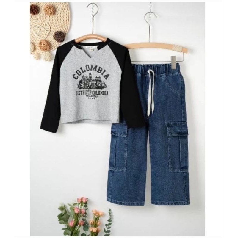 Set Jeans Cargo Columbia 120 130