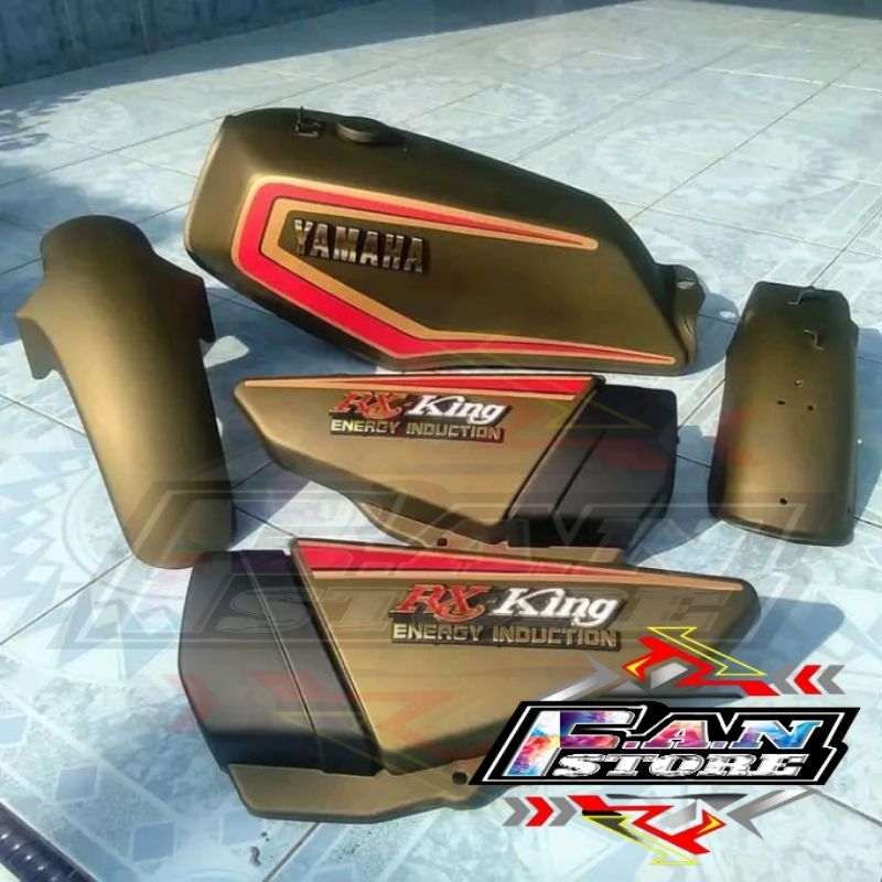Body Set Yamaha RX KING warna GOLD DOFF Tebal Berkualitas
