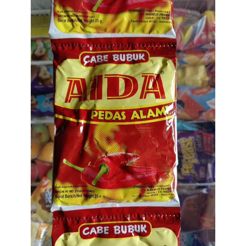 

Cabe Bubuk Aida Sachet