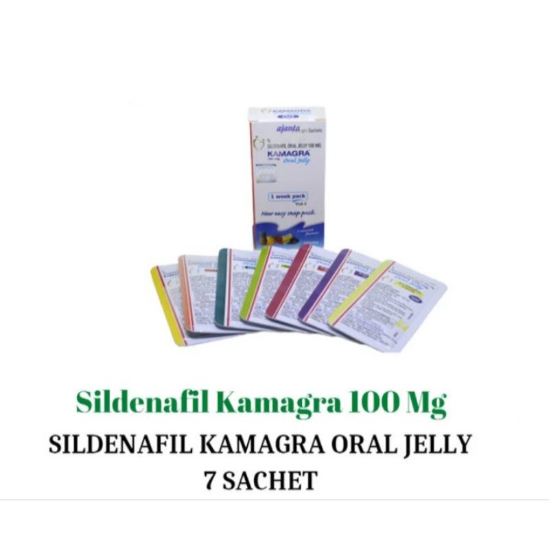 Kamagra Oral Jelly 100 mg , 7 Sachets Original