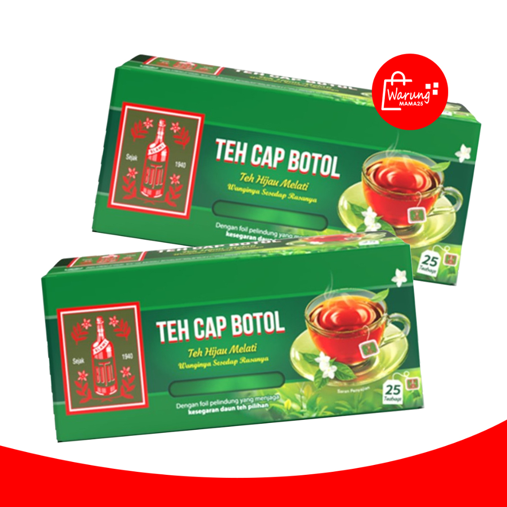 

Teh Celup Cap Botol Teh Hijau Melati