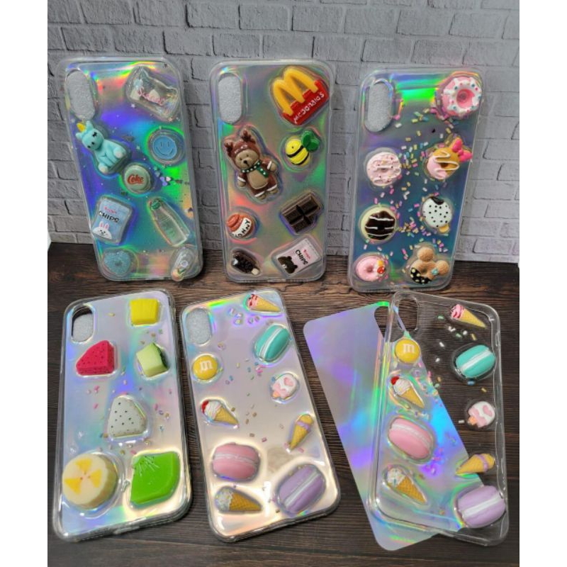 Samsung A12 M12 A21s case Diy Hologram Mewah