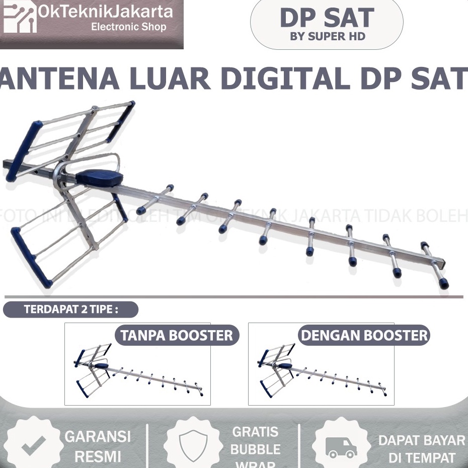 HP Antena TV Outdoor Digital DP SAT BOOSTER DVB T2