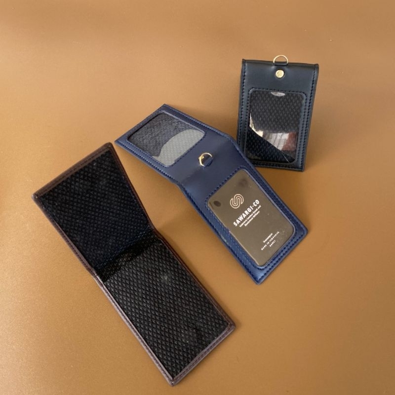 

RK ID Card Holder Kulit Magnet 2 sisi by Sawargico - Magtusi