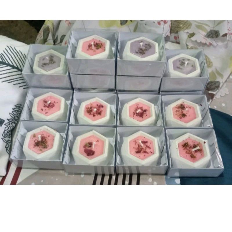 Souvenir Scented Candle [ Mika ] Lilin Aromaterapi Dalam Gelas Semen Souvenir Mini