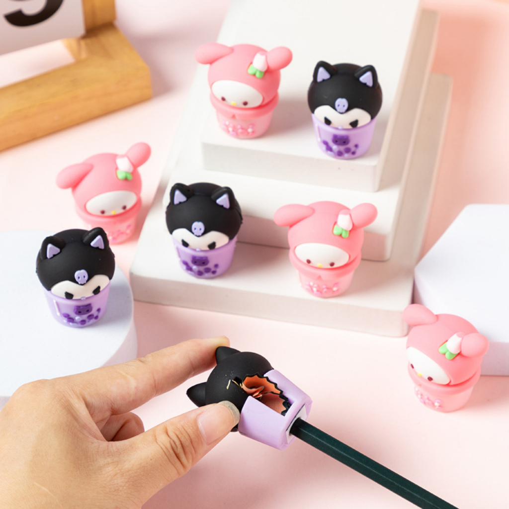 

Rautan Pensil Lucu Sanrio JD-6652 Kepala Silikon Unik Serutan Murah