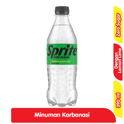 

Sprite Zero Minuman Soda Rasa Lemon Jeruk Nipis Bebas Gula Botol 390 ml