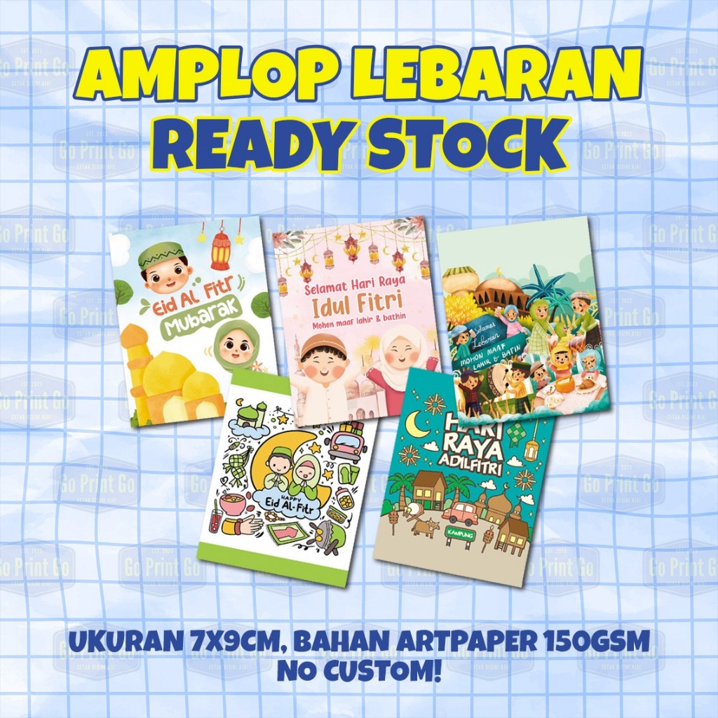 

Amplop Lebaran Idul Fitri Angpao Unik Desain keren Kece badai Kecil mini Lucu Murah