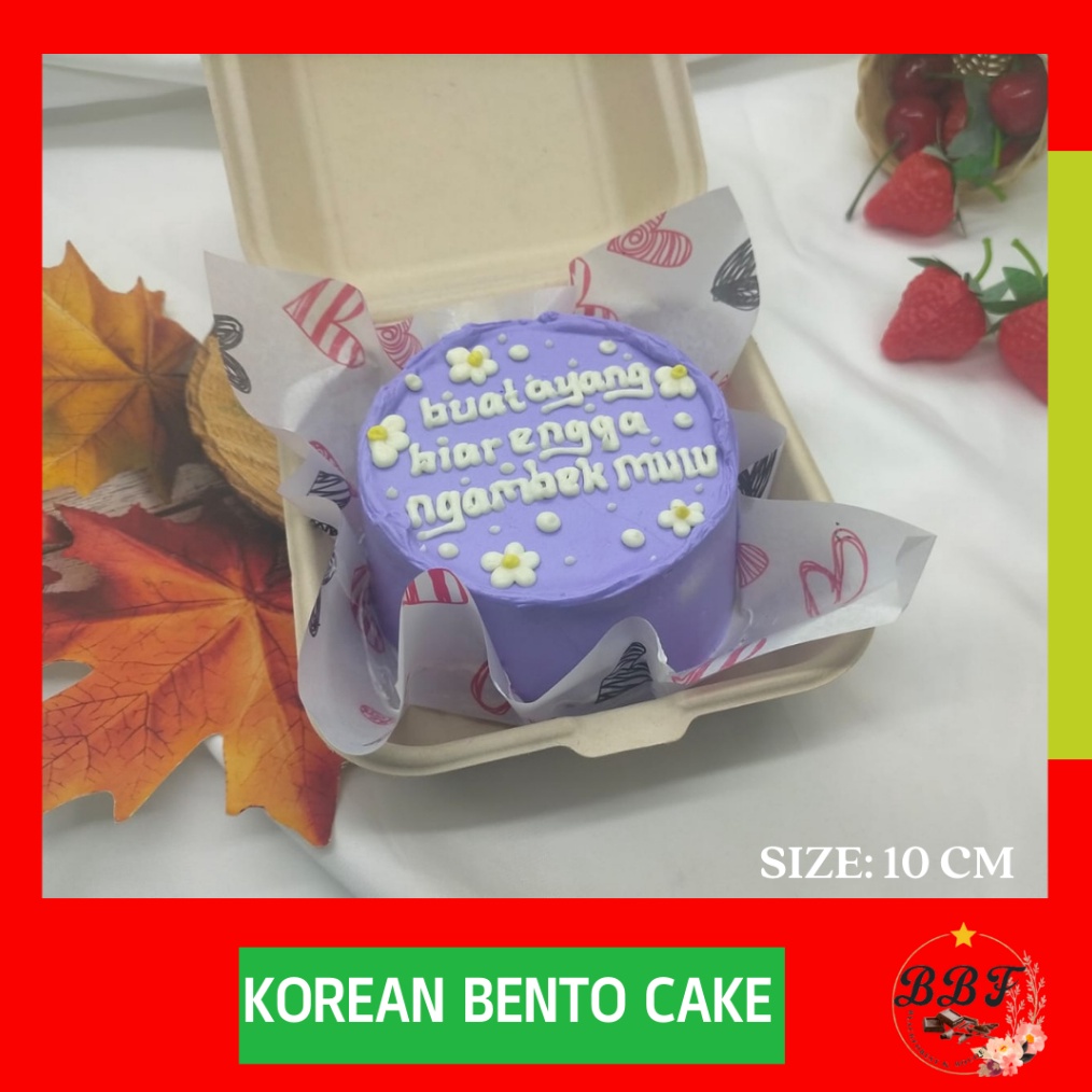 

STAR BRANDS Bento Cake Korean Bento Cake Korean Lunch Box Korean Cake Murah