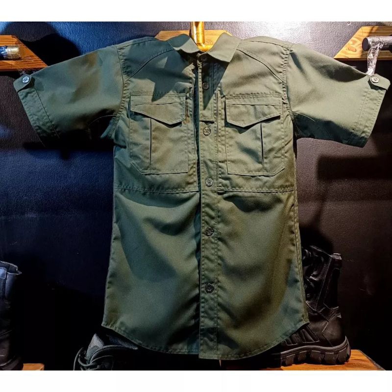 KEMEJA PASADA TACTICAL TANGAN PENDEK POLOS