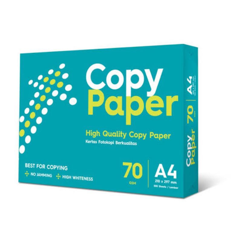 

KERTAS HVS COPY PAPER A4 70GSM || KERTAS PRINT || KERTAS FOTOCOPY