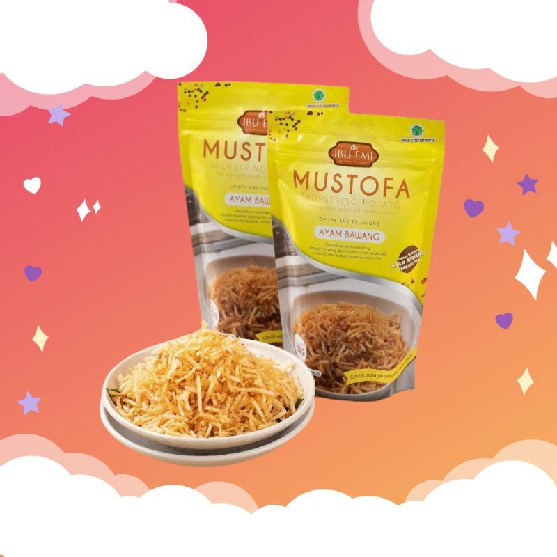 

Kering Kentang mustofa Ayam Bawang 100 Gr
