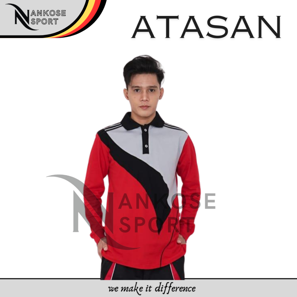 Atasan olahraga lengan panjang // kaos olahraga lengan panjang // baju kaos olahraga pria dan wanita