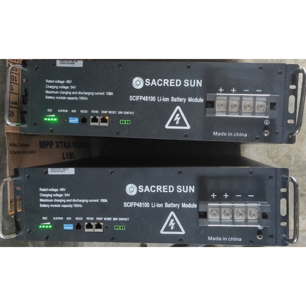 Lifepo4 48V 100Ah SacredSun