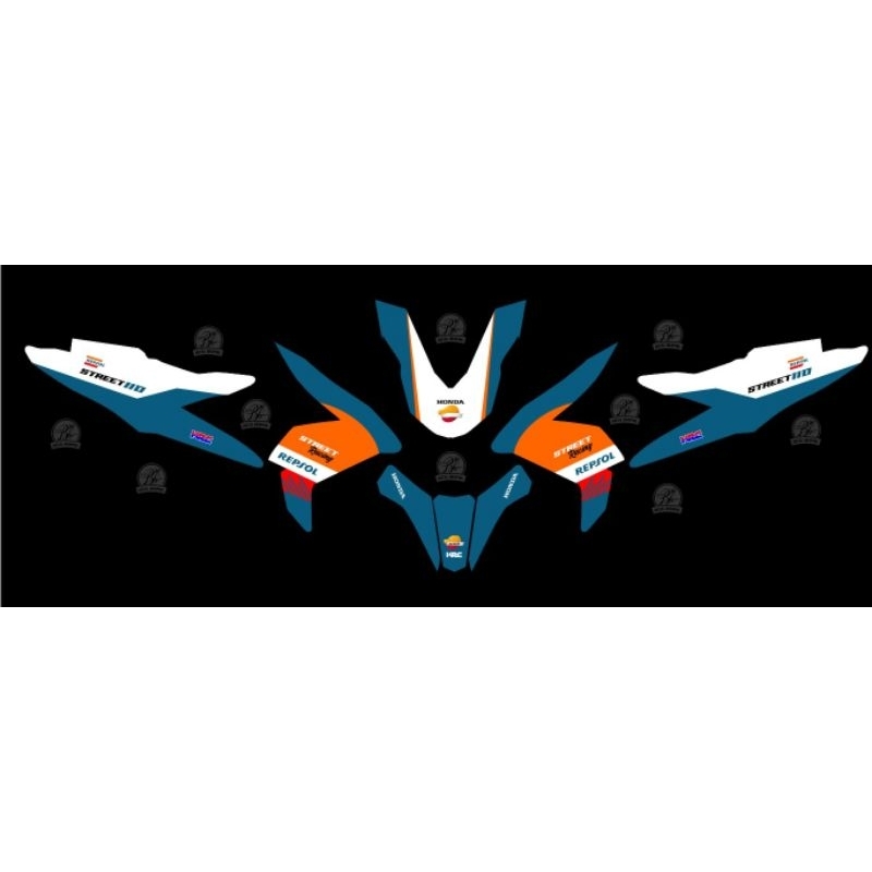 decal beat street stiker beat street new