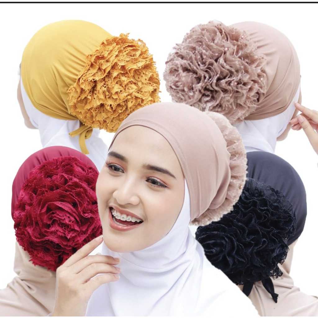 Ciput Turki Daleman Kerudung/Ciput Turki Cepol Tali Belakang/Ciput Turki Rayon/Ciput Turki Rayon Ren