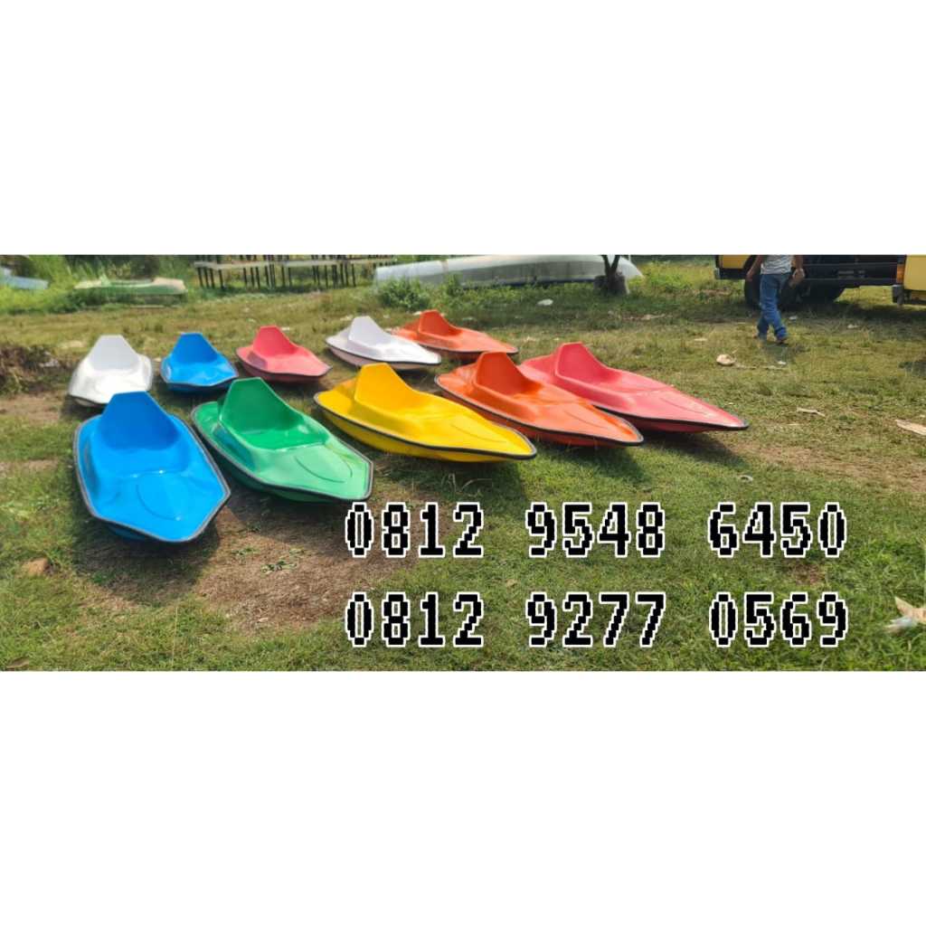 perahu dayung kano single