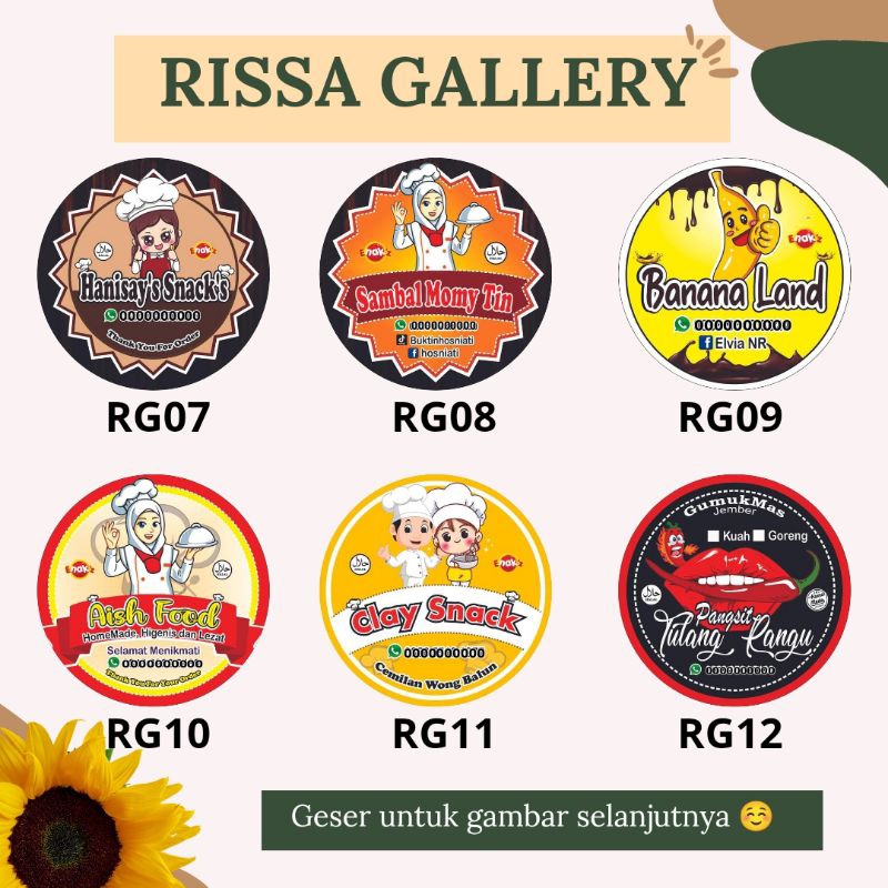 

( BISA REQUEST DESAIN GRATIS ) Cetak stiker Kemasan Stiker Lebel Makanan Termurah dan Berkualitas