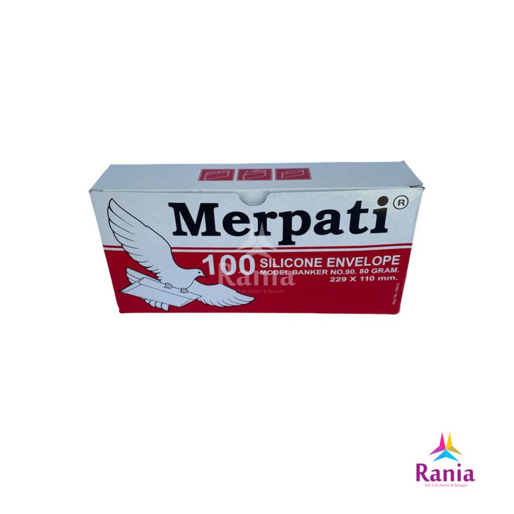 

Amplop Merpati Merah Besar Silicone + Lem / PAK