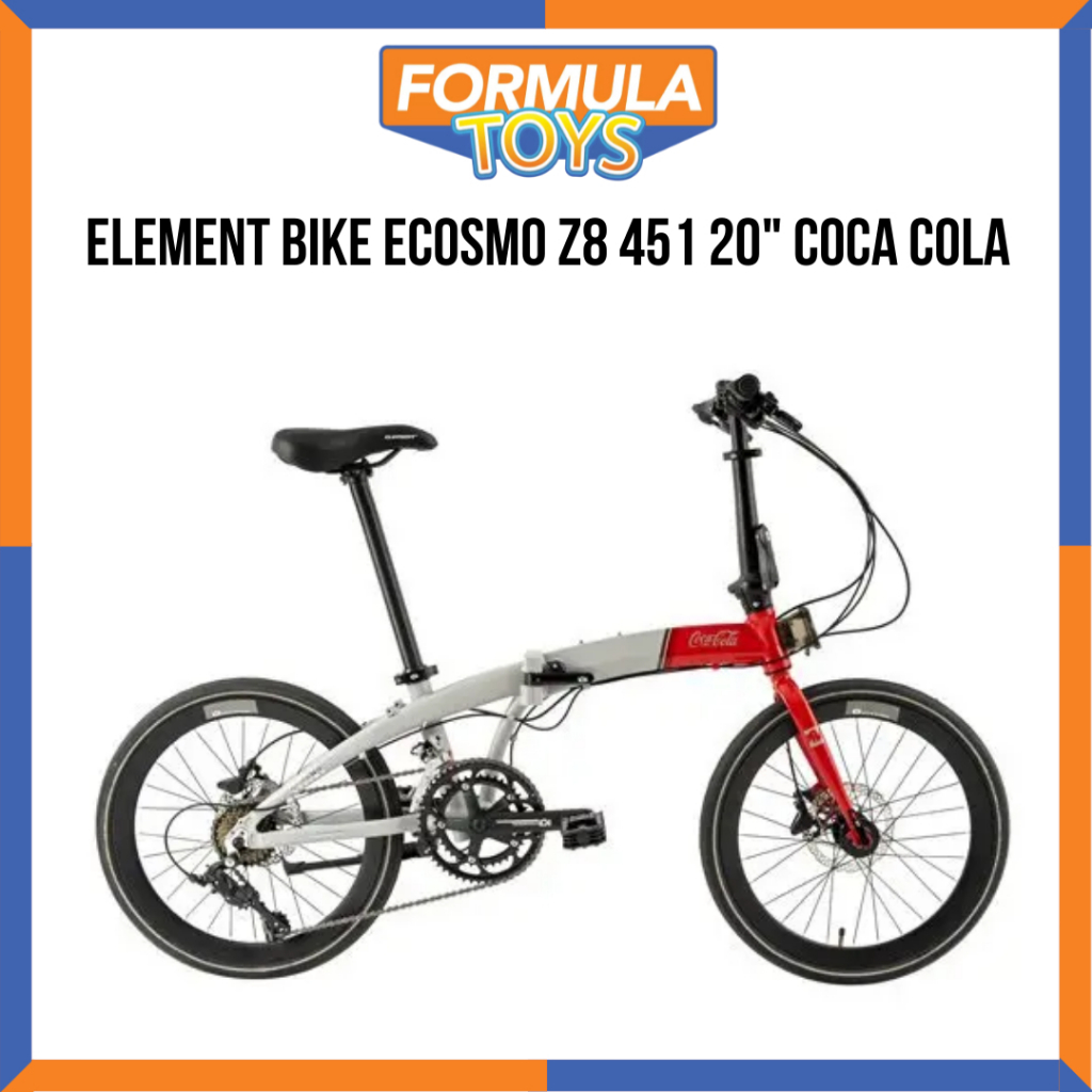 SEPEDA LIPAT ELEMENT BIKE ECOSMO Z8 451 20" COCA COLA