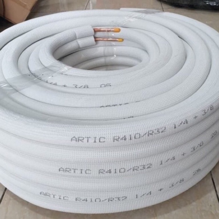 IgE Pipa AC selang ac 12pk 34pk 1pk ARTIC R41R32 ukuran 14x38 harga meteran