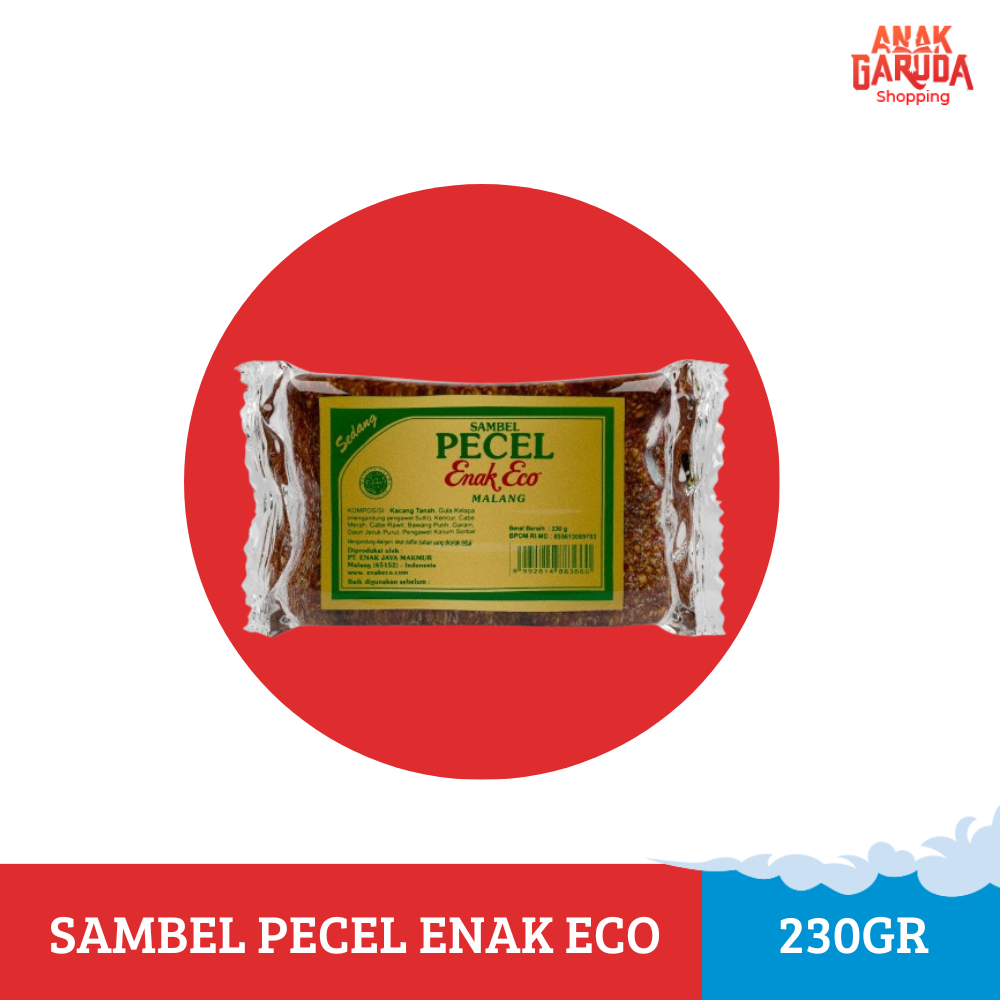 

ENAK ECO Sambel Pecel 230gr - Bumbu Kacang Instant