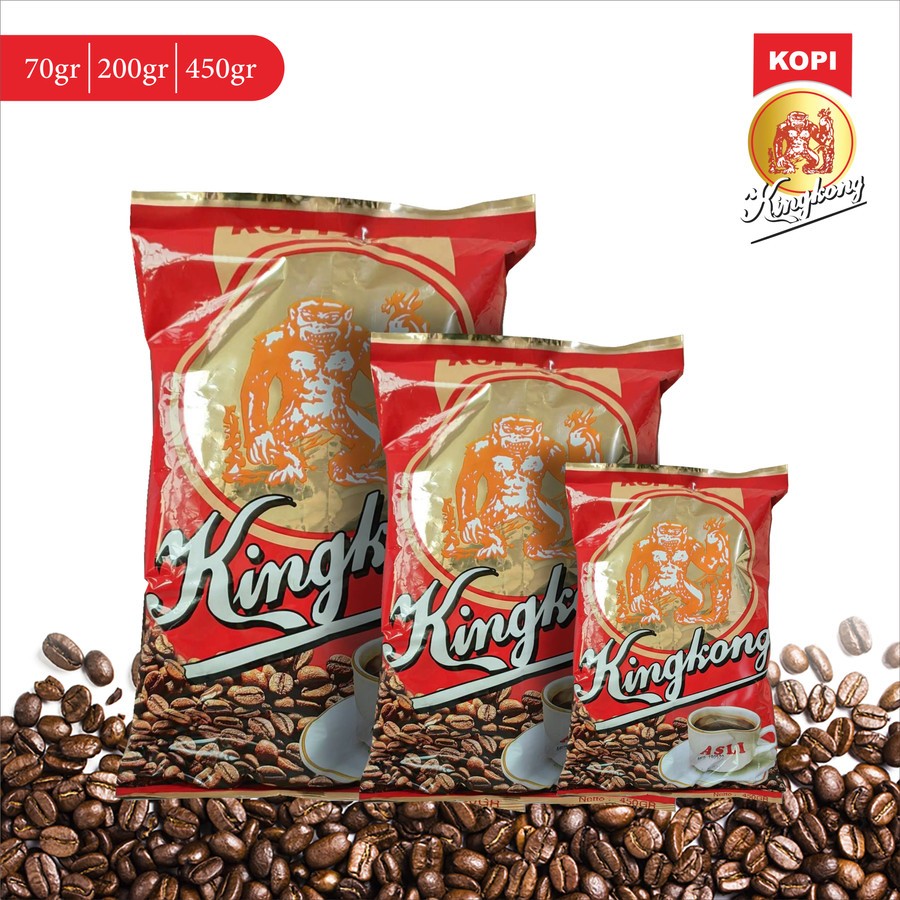 

Kopi Bubuk Asli Cap Kingkong Khas Bangka