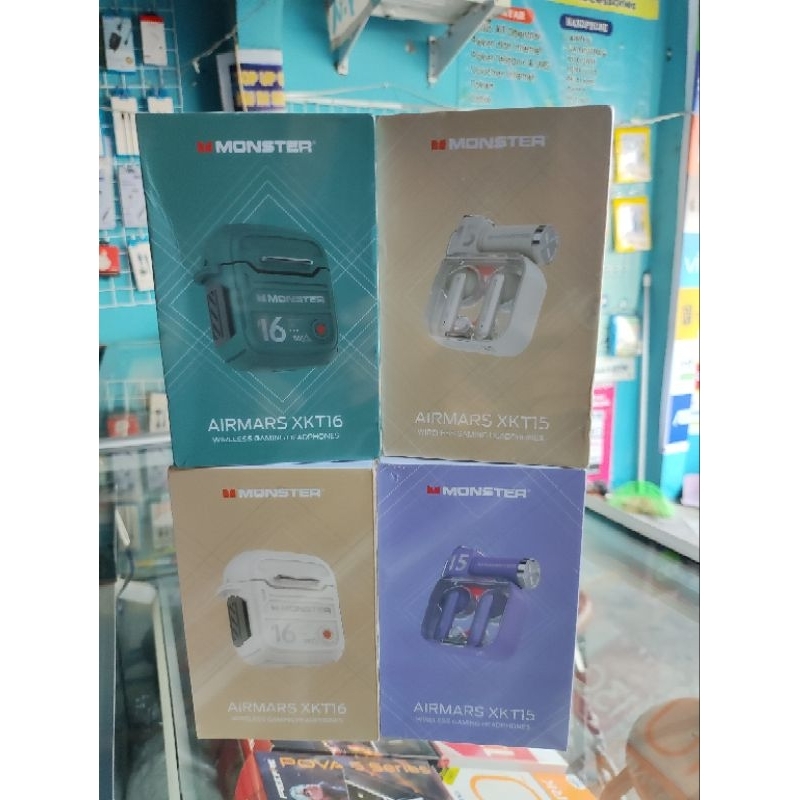 Tws bluetooth Ori monster xkt15 xkt16 garansi resmi