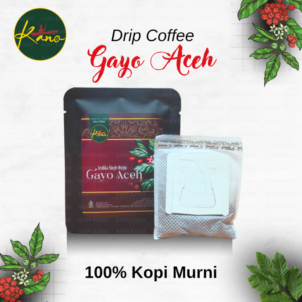 

Drip Bag Coffee Single Origin Arabica Gayo Aceh