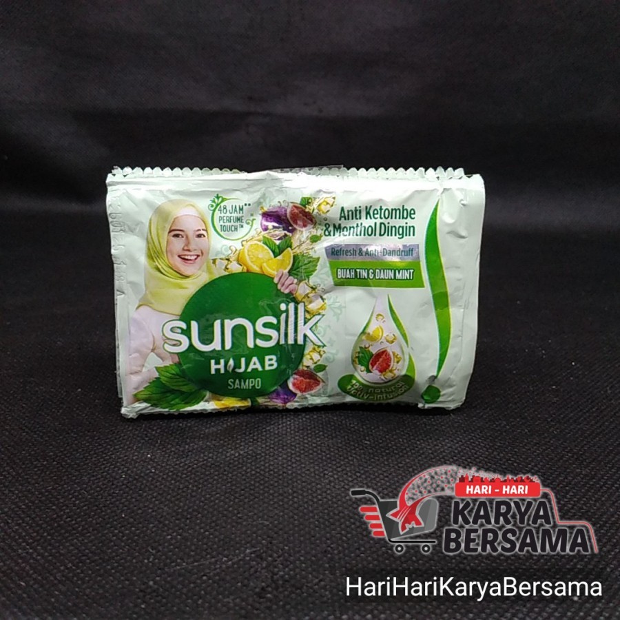 SHAMPOO SUNSILK HIJAB REFRESH & ANTI DANDRUFF SACHET 3'S X 9 ML